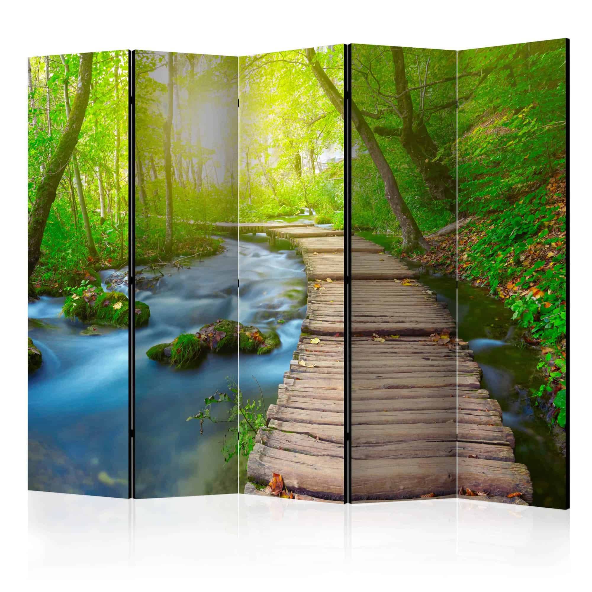 Skærmvæg Green forest II