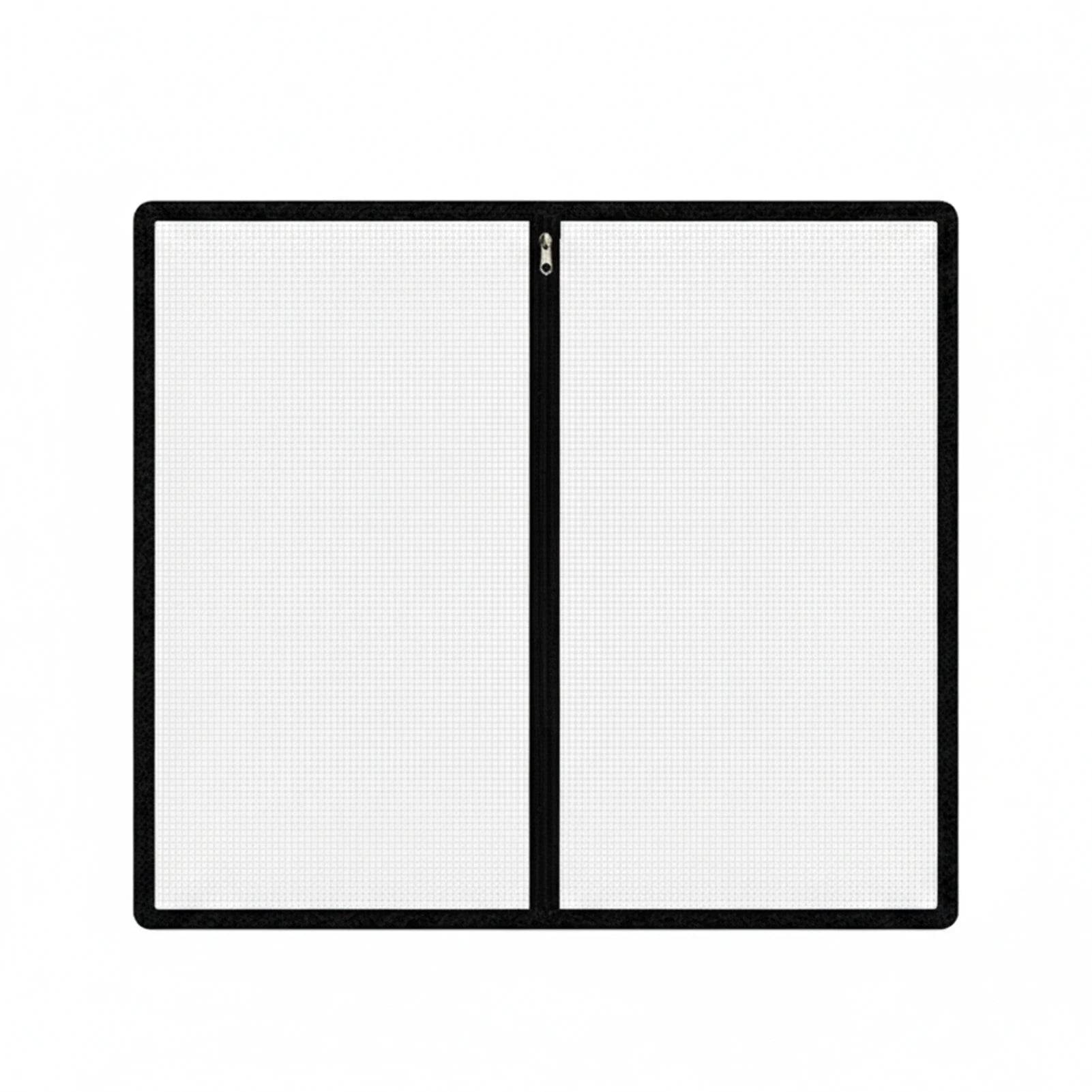 No-Drill Mesh Pet Gate Fence for Cats & Dogs - 95 X 95CM White