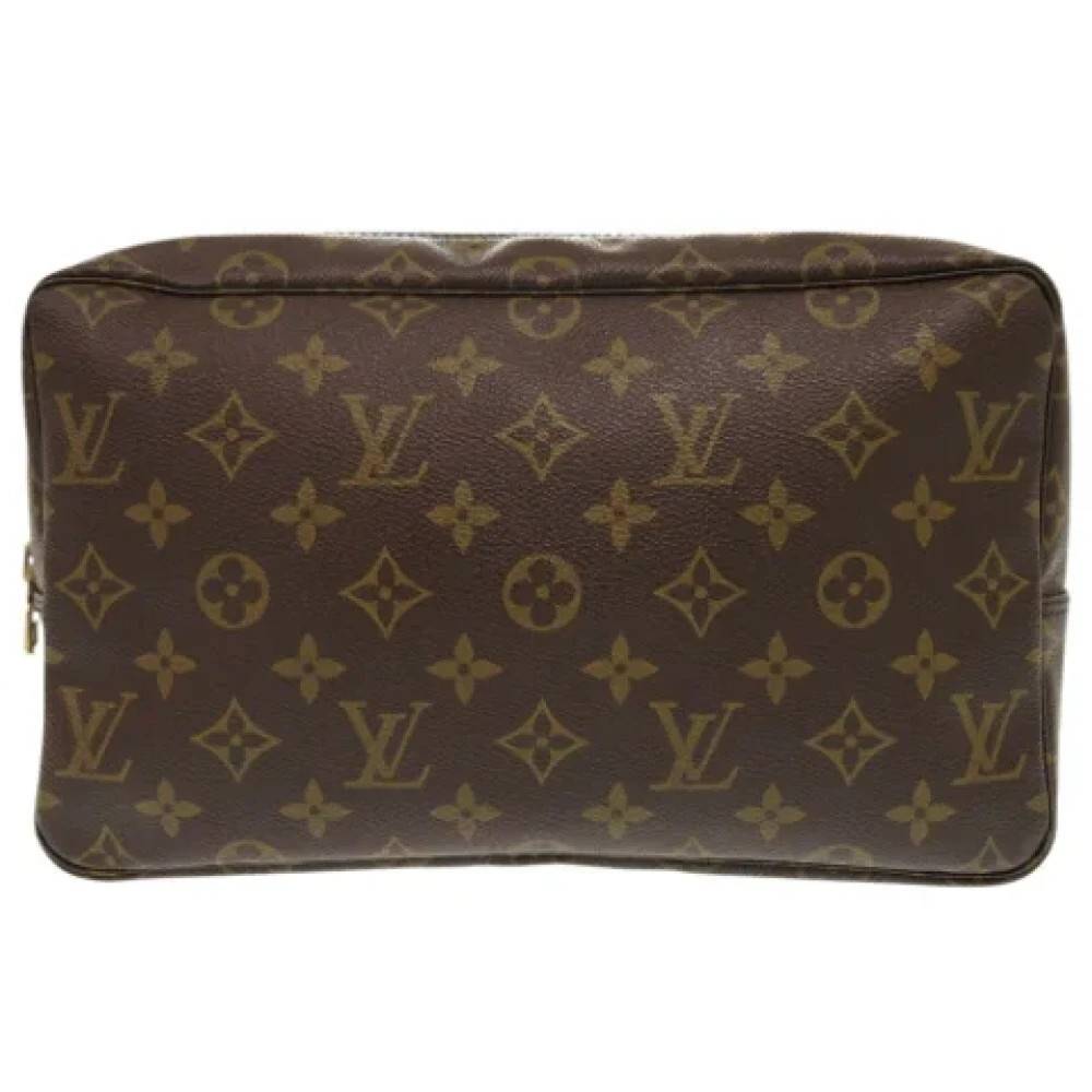 Louis Vuitton Vintage Pre-owned Stof louis-vuitton-tasker - Vintage - Dame - Brun - ONE SIZE - Tyl