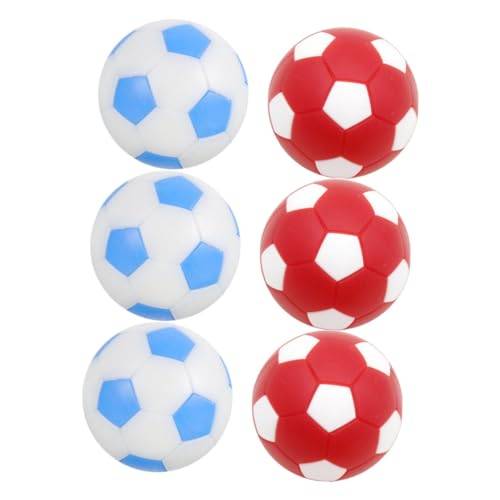 ibasenice Bordsfotboll 6 St Minifotboll För Fotbollsspel Köpcentrum Spelbutik Festtillbehör