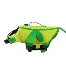 Chaies Hund simväst, Hund livväst för simning - vattentät flytväst för hundar med handtag,Justerbar Pet Life Preserver, Quick-Release Buckle Dog Baddräkt, passar de flesta hundar