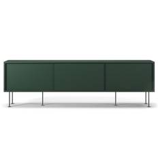 Decotique Vogue Mediebænk Med Ben 180 Cm / Sort - TV-bænke og mediebænke Mdf Grøn - 193996-308810-308810