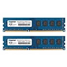 DDR3 1066 PC3-8500U 8 GB kit (2 x 4 GB) RAM 4 GB 2Rx8 240-pin Dimm CL7 1,5 V Desktop arbetsminne modul uppgradering