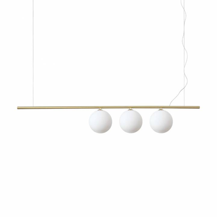 Taklampa Perline SP3, gyllene, Ideal Lux-282114
