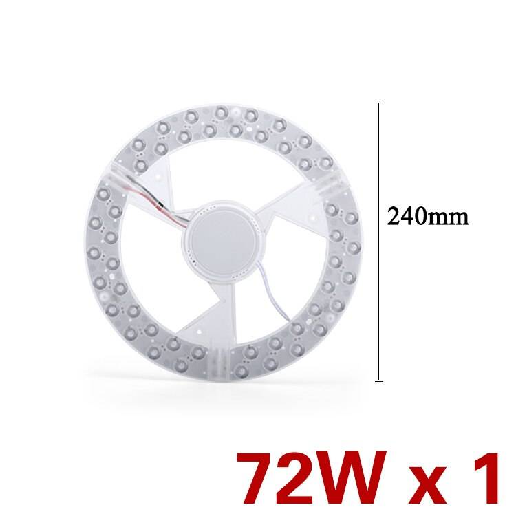 Smart home control tuya smart life led taklampa veke 96w 72w panel lampa ac 165-265v fjärrkontroll dimbar kontroll för rumsljus - 1 st 72w