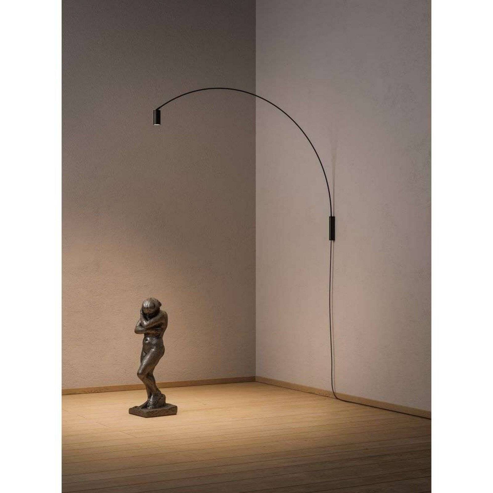 Vägglampa Nemo Lighting, dimbara, Svart, Vardagsrum, Aluminium