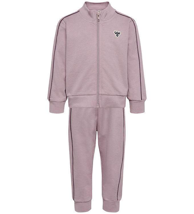 Hummel Sweatsæt - HmlMini - Sea Fog - Hummel - 74 - Sweatsæt