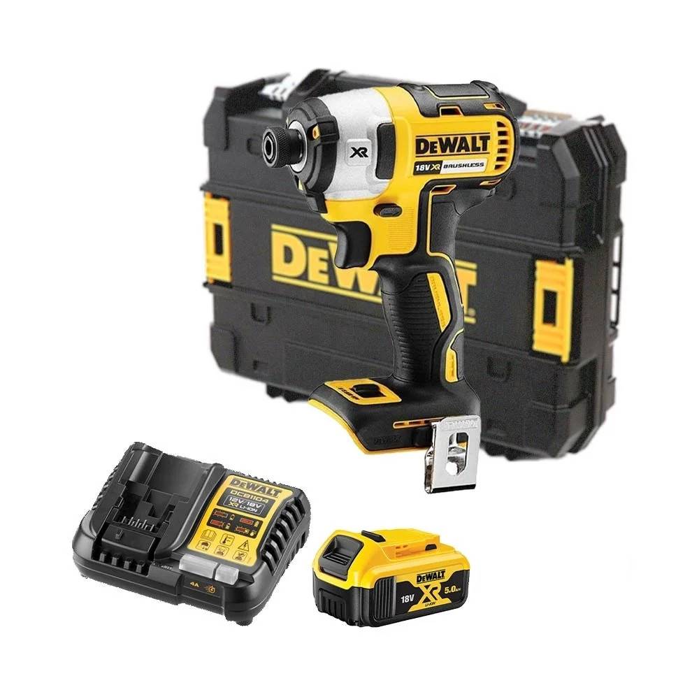 DeWALT DCF887P1 18V XR Slagskruemaskine + 1 x Batteri, Oplader og Kuffert