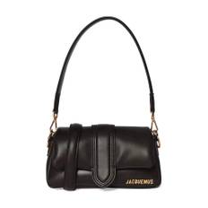 Jacquemus, Taske, Dame, Sort, ONE SIZE, Uld, Sort Skuldertaske Stilfuldt Design