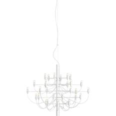 Flos 2097/30 Sarfatti Lysekrone Mathvid - Loftslamper Stål Mat Hvid - A1400009