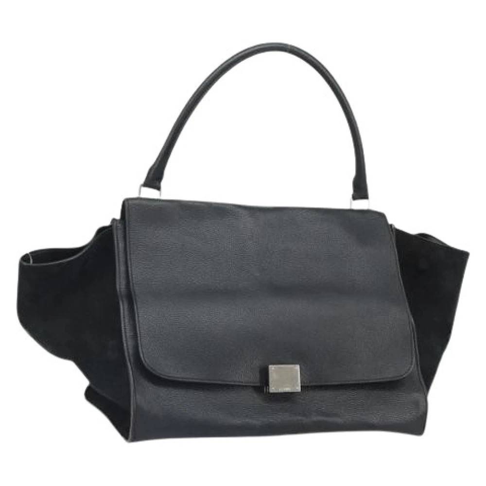 Celine Vintage Pre-owned Læder Håndtaske - Vintage - Dame - Sort - ONE SIZE - Læder
