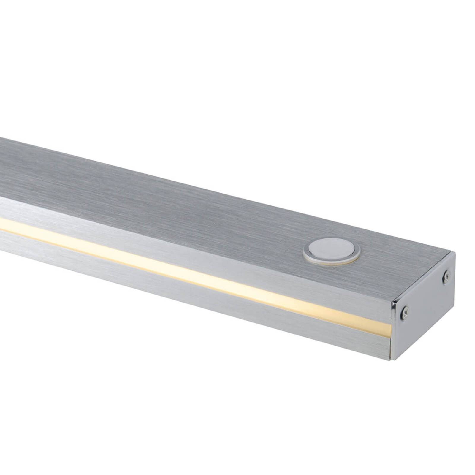 Näve Pendellampa Carina, dimbar, Aluminium / grå / zink, Vardagsrum / matsal, Metall, Modern