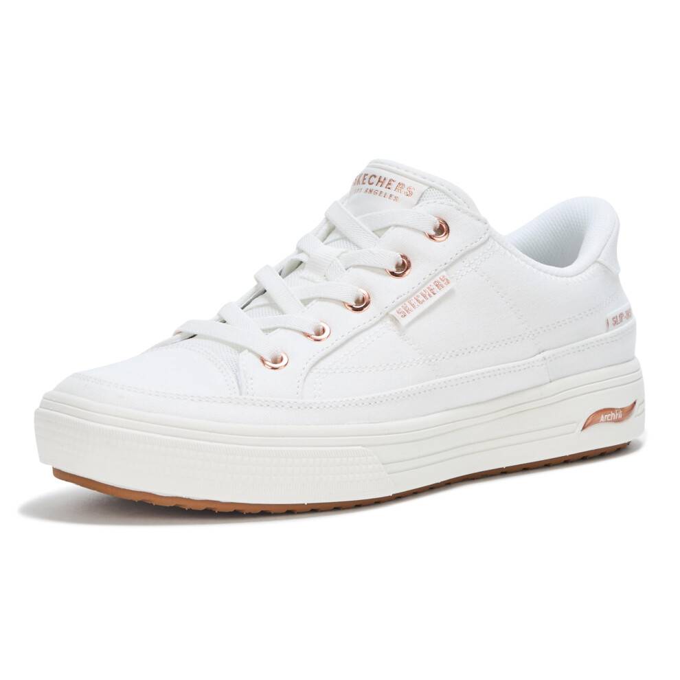 Skechers Street Kvinder, Arch FIT Arcade - Se Dig Der,WHT,9.5 W US