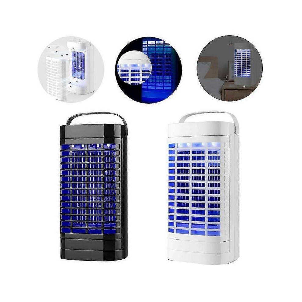 (Black) Electric Insect Killer Bug Zapper Mosquito Repellent Lamp Flying Trap Uv Light Insect Repellents