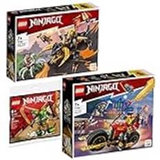 LEGO Ninjago 3-delat set: 71782 Coles Jordrake EVO, 71783 Kais Mech-Bike EVO & 30593 Lloyd Suit Mech Polybag