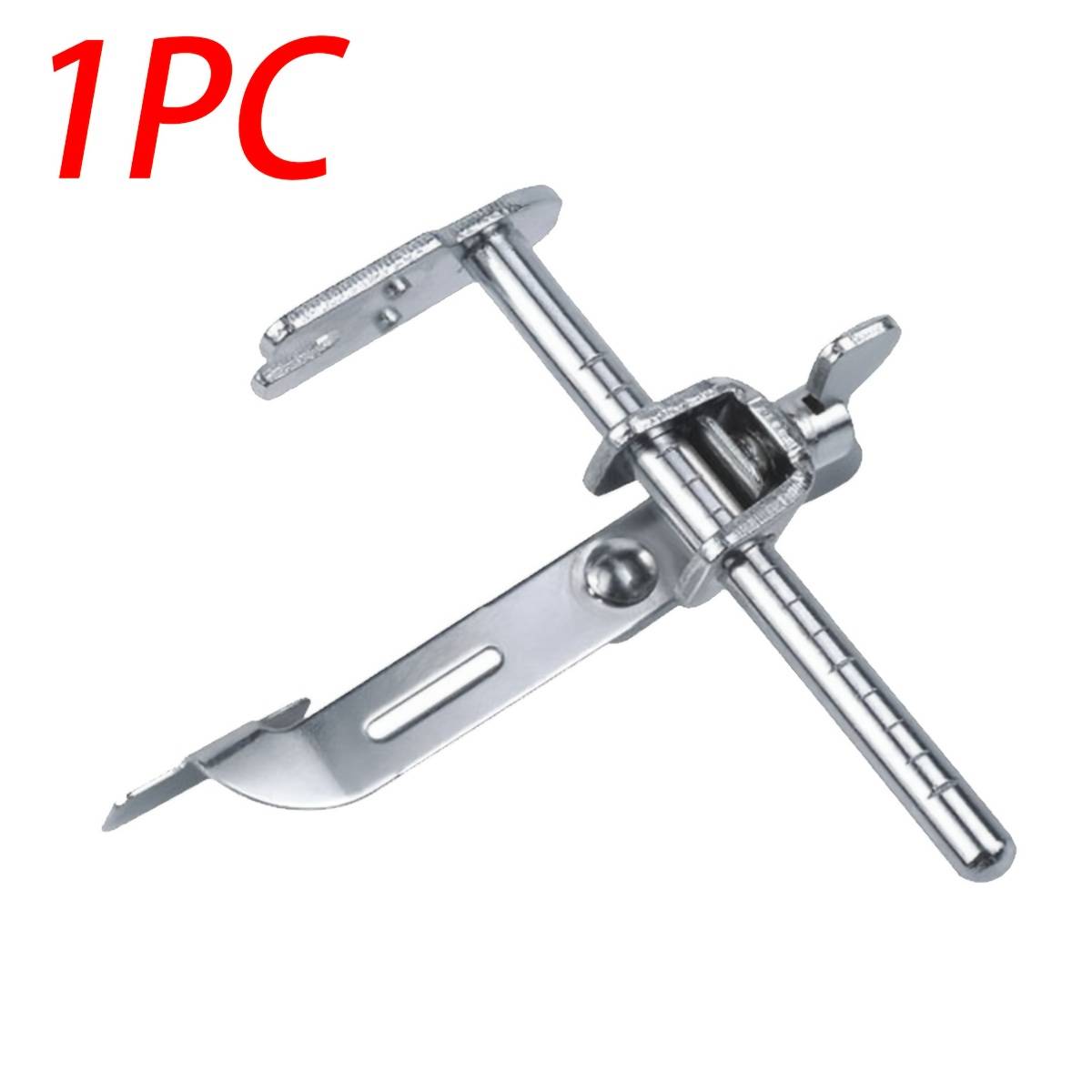 Innovative Positioning Device For Sewing Machine With Adjustable Edge Guide - Double-sided, Adjustable Width, Multifunctional Straight Locator, Silvery Gray