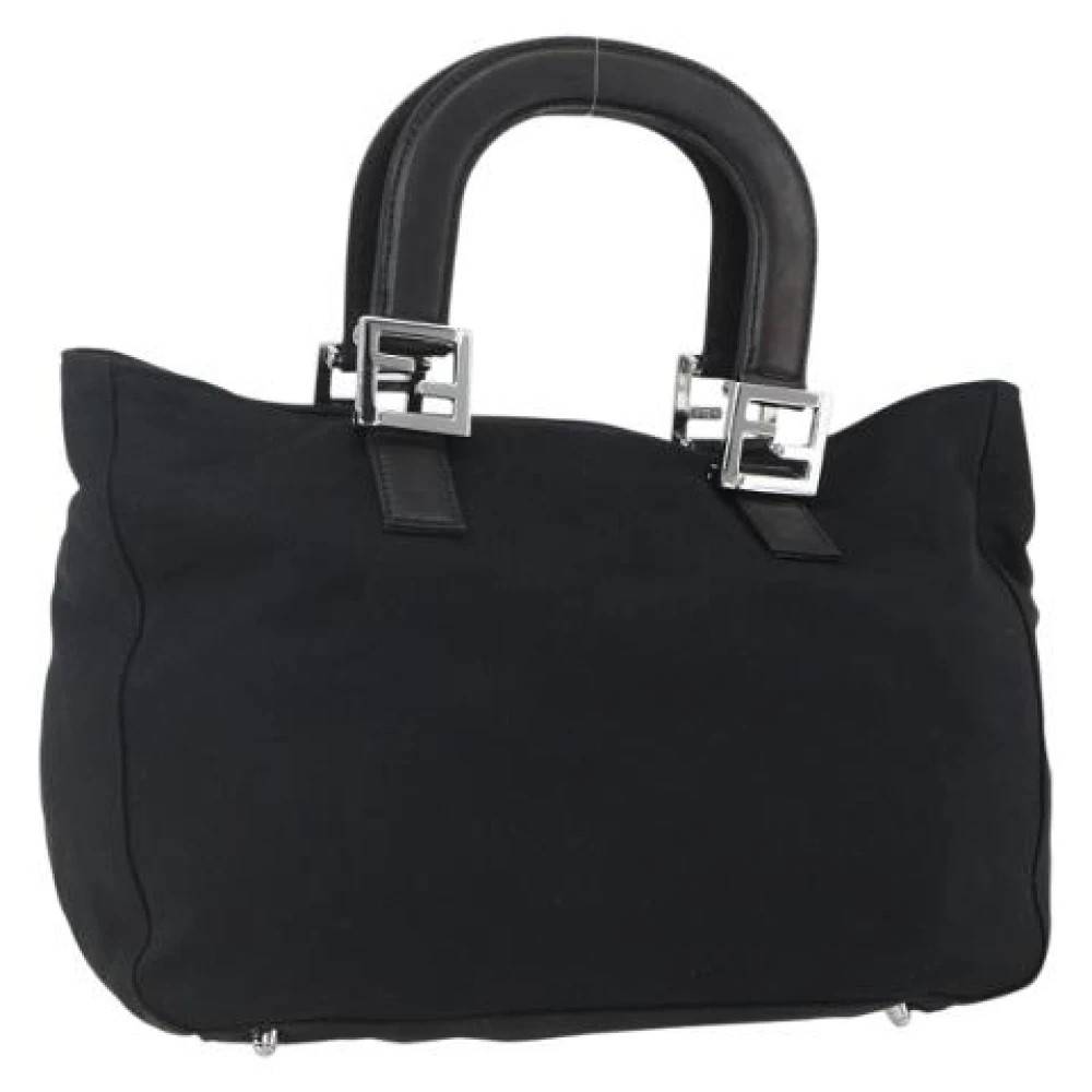 Fendi Vintage Pre-owned Vintage Håndtaske - Vintage - Dame - Sort - ONE SIZE - Nylon