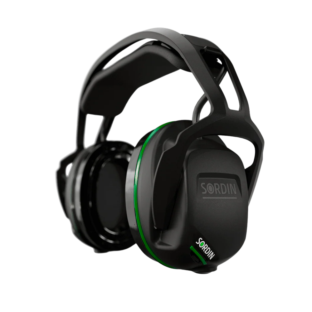 Sordin SHARP Headband Black Gel Elektronisk høreværn med Bluetooth - Black