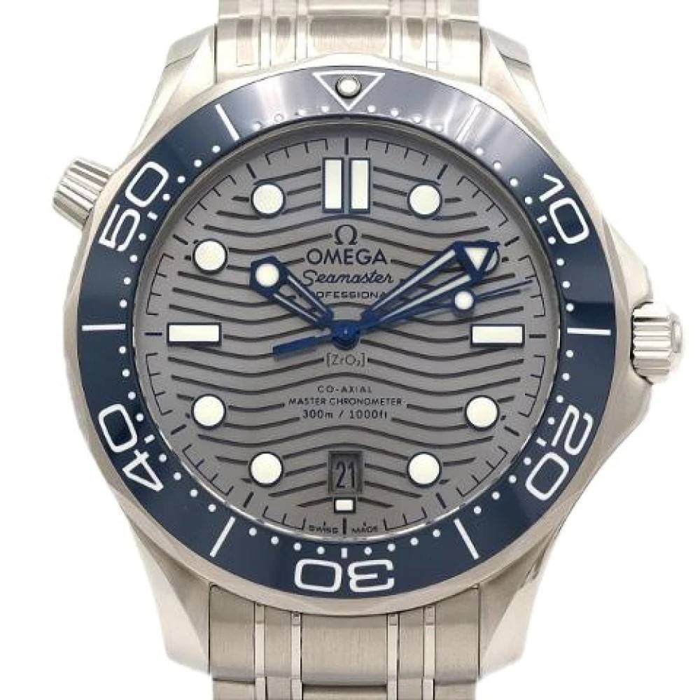Omega Vintage - Pre-owned Seamaster Diver 300M Automatisk i rostfritt stål Vintage - Dam - ONE Size -