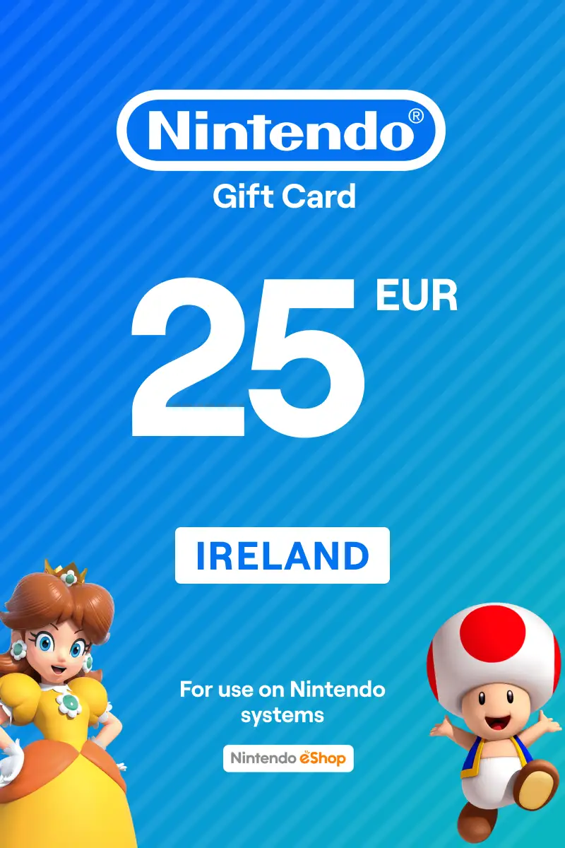Nintendo eShop €25 EUR Gift Card (IE) - Digital Code.