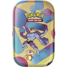 Pokemon Tin Kasse - 2023 Fall Scarlet & Violet: 151 Mini Tin: Machamp (2 Boosters & MÃ¸nt)