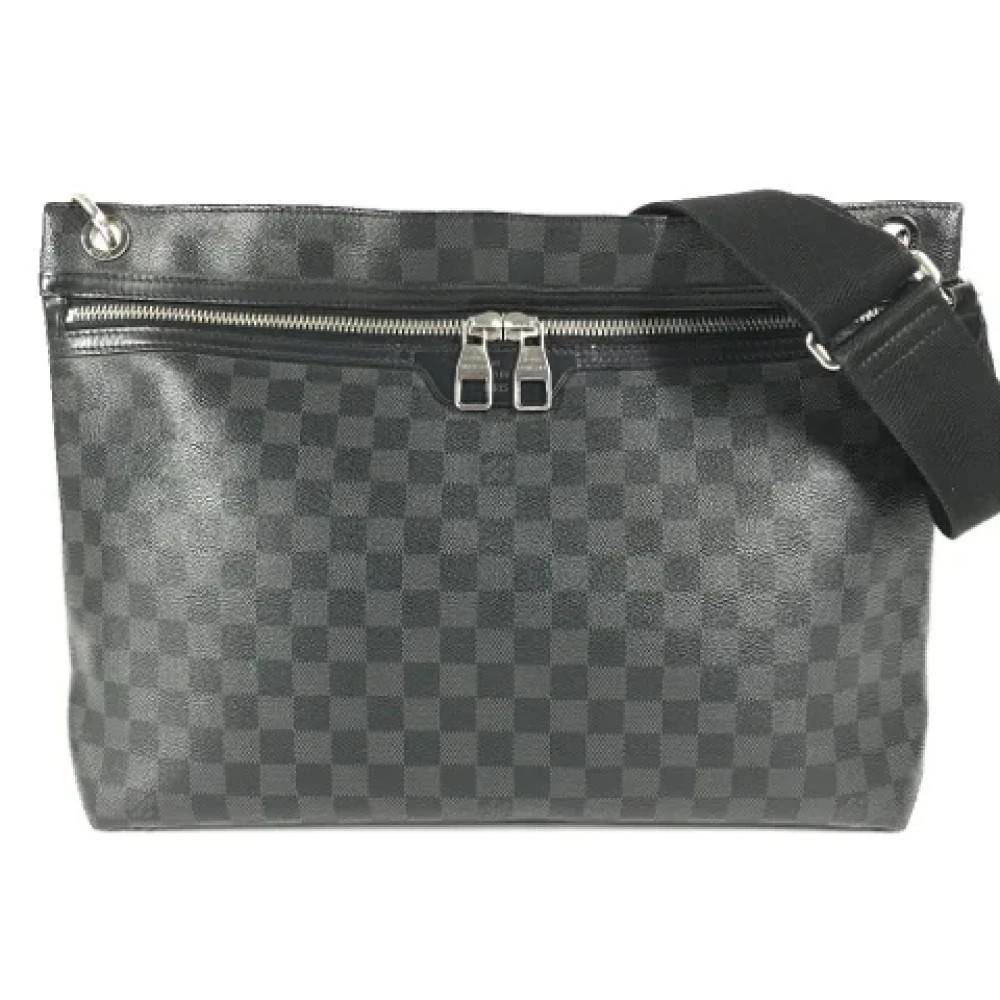 Louis Vuitton Vintage Pre-owned Damier Graphite Skuldertaske - Vintage - unisex - Sort - ONE SIZE - Uld
