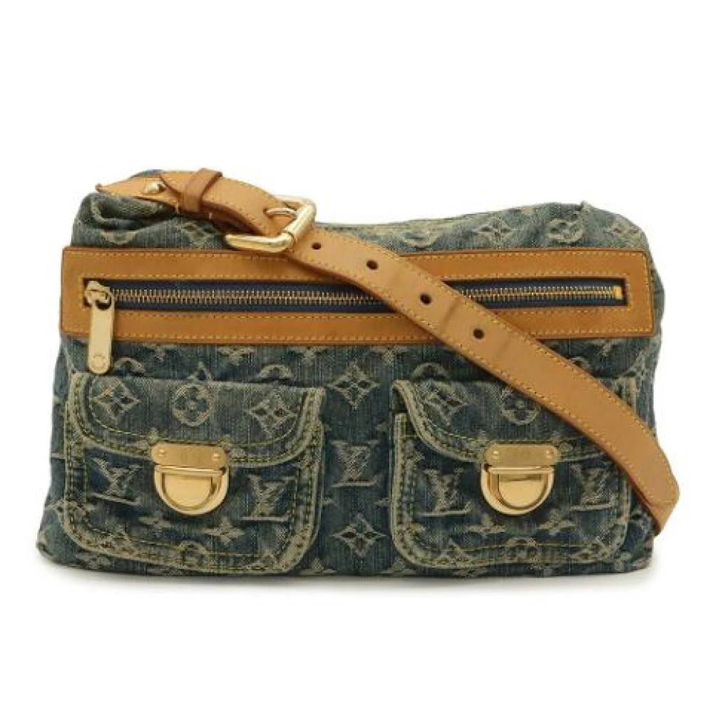Louis Vuitton Vintage - Pre-owned Vintage Monogram Denim Shoulder Bag Vintage - Dam - ONE Size - Denim