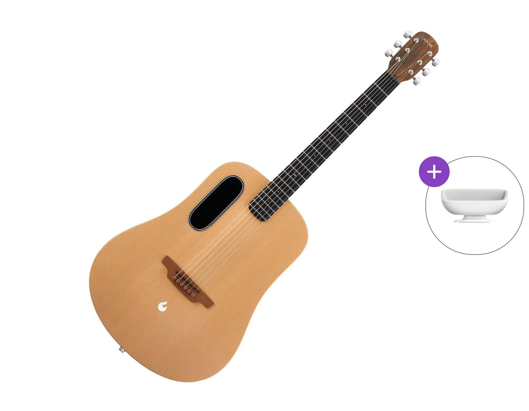 Lava Music Lava ME 4 Spruce 41" Brown & Burlywood + Space Dock SET Brown & Burlywood Elektroakustisk gitarr