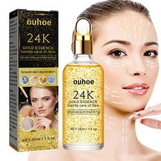 24k guld | Ansiktsåldrande hudvård med 24K guld, Best Aging Face Serums Gold For Women Fuktgivande, lyftande, upplysande anti-rynkor, fina linjer och Delr