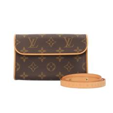 Louis Vuitton Vintage Florentine Pochette Stl. - Crossbody Från Magasin - Brown (L 10.5cm x W 16.5cm x D 4cm)