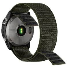 YOOSIDE klockarmband i nylon, för Garmin Fenix 8 51 mm/epix Pro 51 mm/Fenix 7X/Fenix 6X/Fenix 5X/Enduro 3, 26 mm, snabbtorkande ultralätt sportarmband för Tactix 7 Pro, Quick Fit 26mm