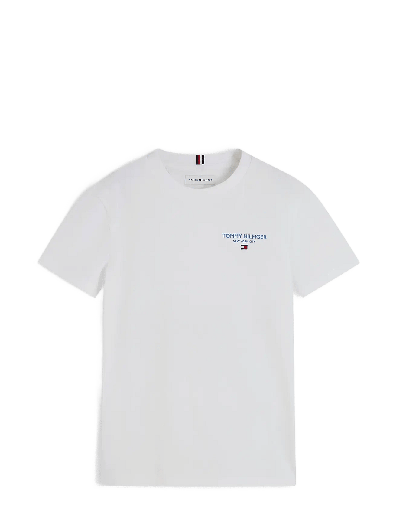 Tommy Hilfiger Essential Logo Tee Ss - White - 140