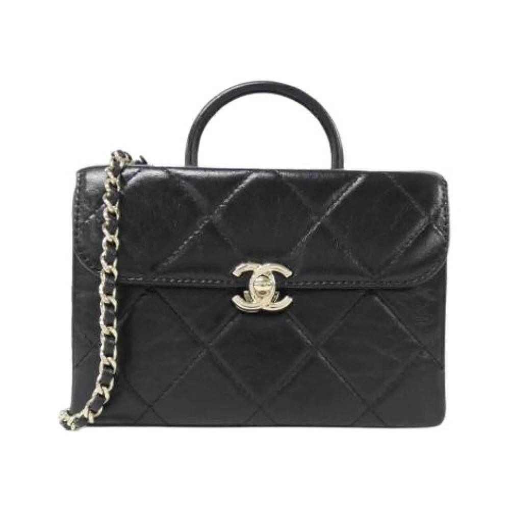 Chanel Vintage Pre-owned Vintage Håndtaske - Vintage - Dame - Sort - ONE SIZE - Læder