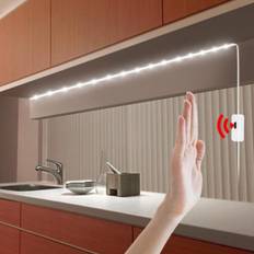 3m Hvidt Lys 5V Lampe USB Led Lys Under Skab Bevægelsessensor Nattelys Garderobeskab Lys Skabsbelysning Baggrundsbelysning TV Køkken Led Lysstrimmel