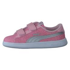 Puma Smash V2 Glitz Glam V Inf Almond Blossom-puma Silver, Unisex, Sko, Sneakers, Sneakers, Lyserød, EU 20