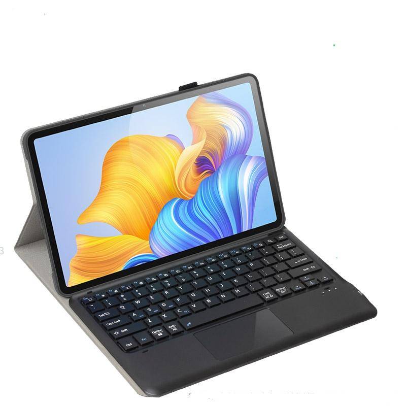 För Lenovo Xiaoxin Pad Pro 12 7 2025 Fodral TB375FC Tangentbordsfodral med Pekplatta för Lenovo Idea Tab Pro Surfplatta Fodral Funda Teclado svart