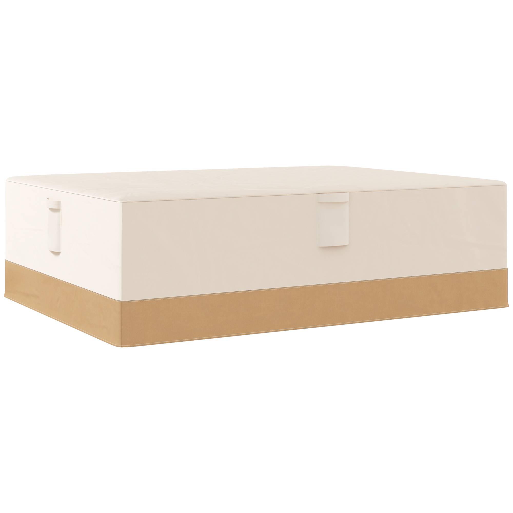 Outsunny Funda Protectora 270x200x78 cm Tela Oxford 600D Impermeable Cubierta para Sofás Mesas Exterior Beige