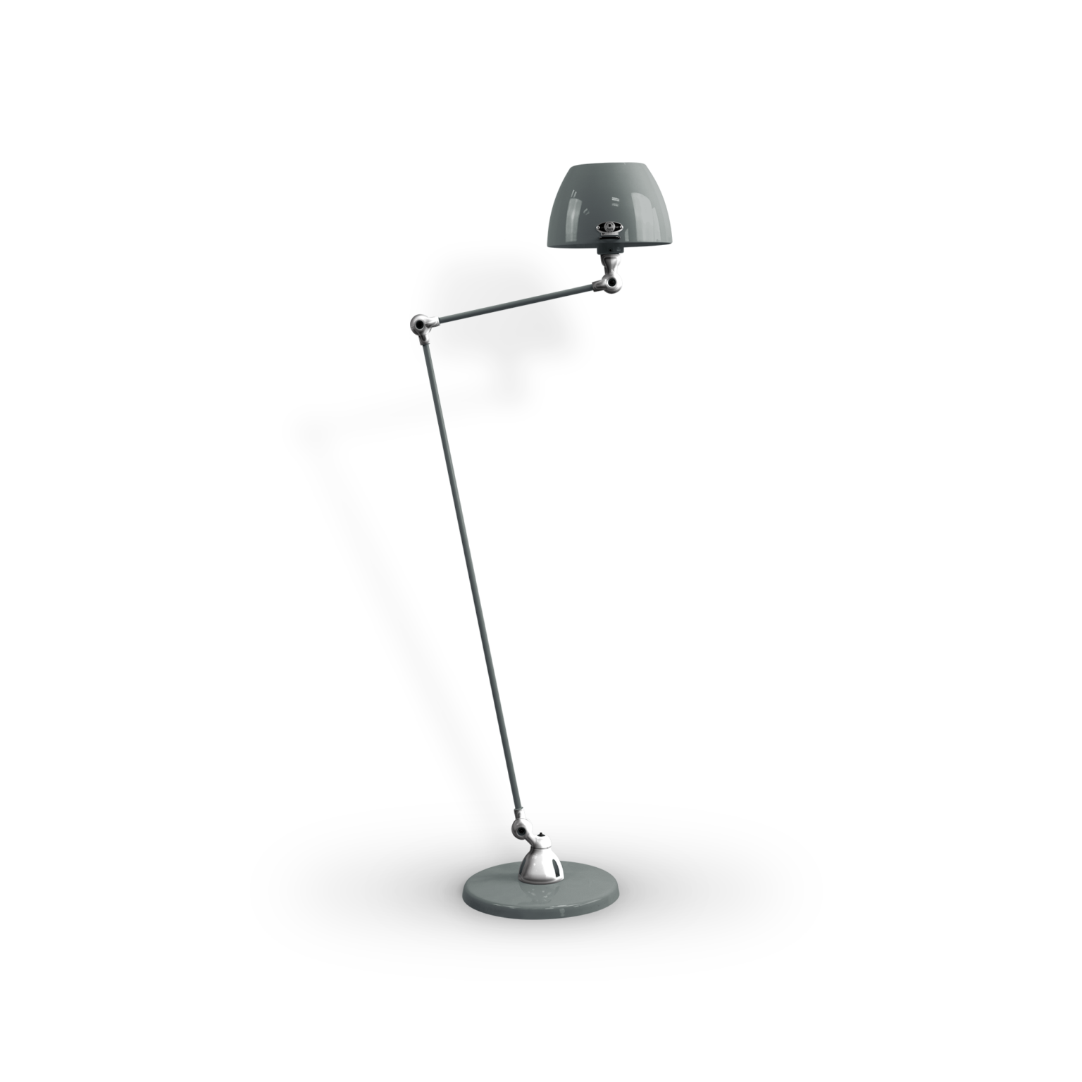 Aicler AIC833 gulvlampe fra Jieldé - Granit grey / Poleret/blank