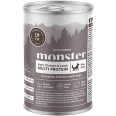 Monster Pet Food Dog Multi Beef/Chicken/Lamb Burk 400 g x 6