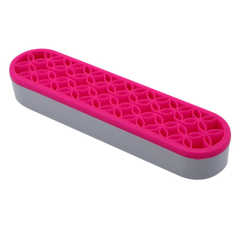Makeup pensel organizer, multifunktionel organizer giver stor kapacitet til forskellige værktøjer, holder dit skrivebord ryddeligt og din
