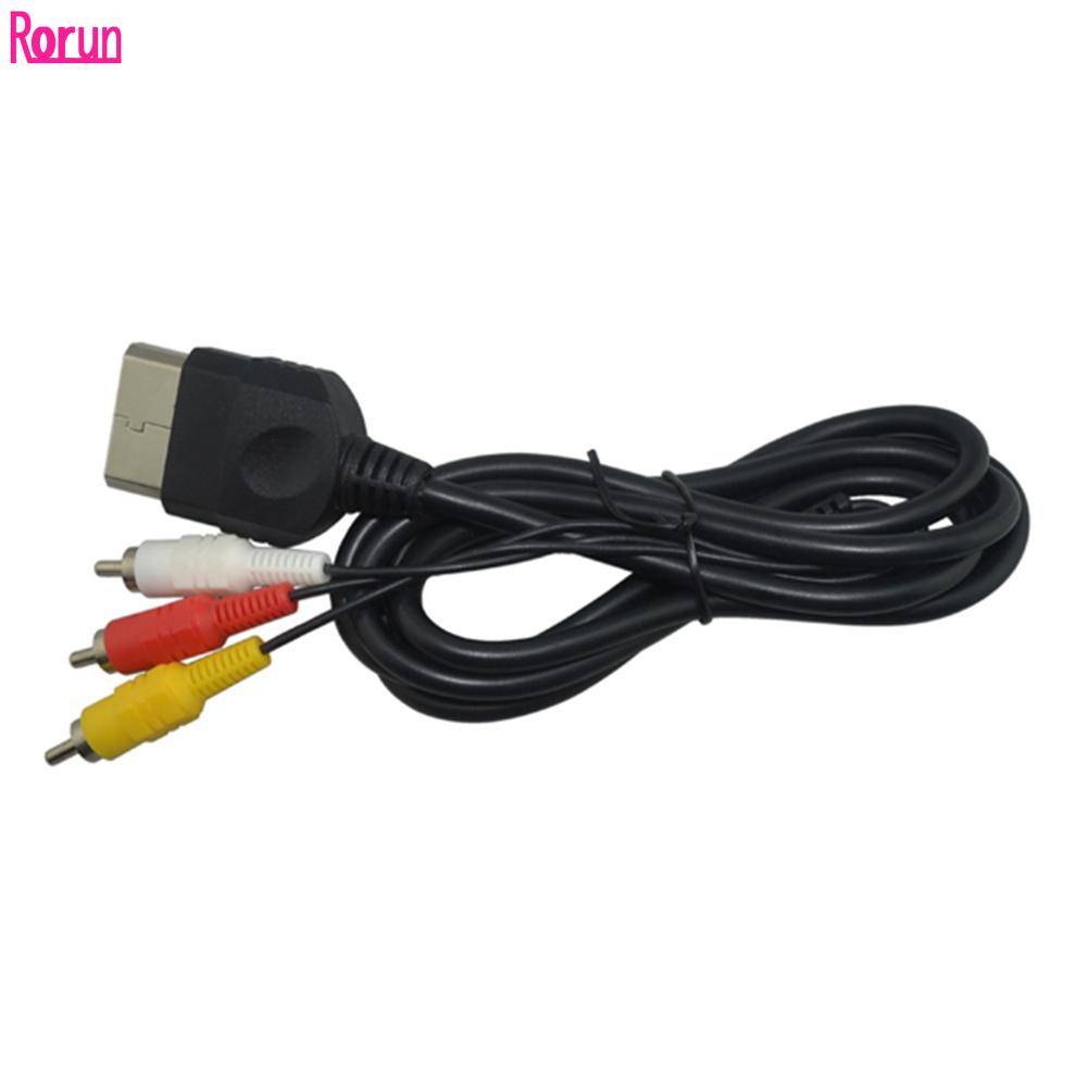 1.8m high quality 3RCA Composite AV Cable for Xbox game console Audio Video Cord