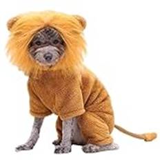 Hund Lejon Dräkt, Lejon Mane Hund Kostym - Lion Mane Dog Outfits,Härlig mjuk varma lejonperuk husdjurskläder för små medelstora till stora hundar