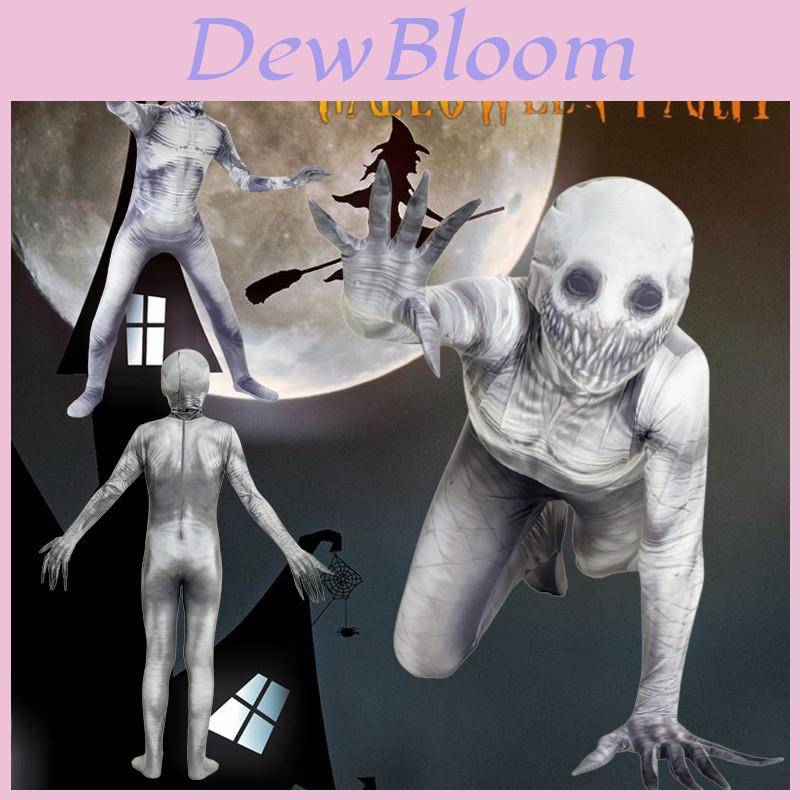 Creepypasta Skräckrekvisita The Rake Morphdräkt Kostym För Barn Och Vuxna 130cm