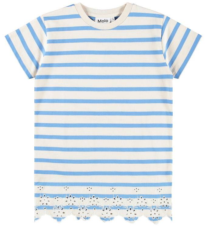 Molo Kjole - Cherry - Fresh Stripe - Molo - 13-14 år (158-164) - Kjole