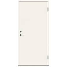 Swedoor Clever-line P-1200 facadedør inkl. karm, venstre ind, hvid - 94,8 x 198 cm
