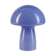 Mushroom lampe - blue - 23x18