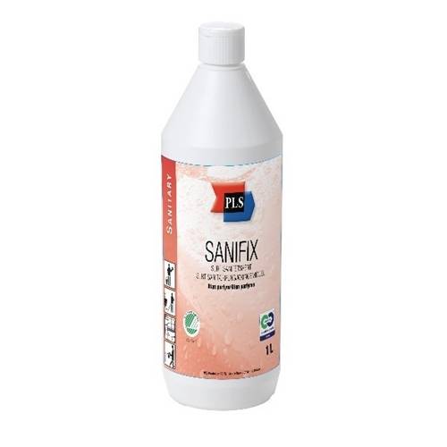 Rengöringsmedel sanitet PLS Sanifix - 1L oparf pH=2,5/4 Svanen