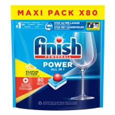 Diskmaskinstabletter 80st | Finish Power All-in-1 Citron