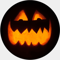 Tårtbild Halloween Pumpa 20 cm