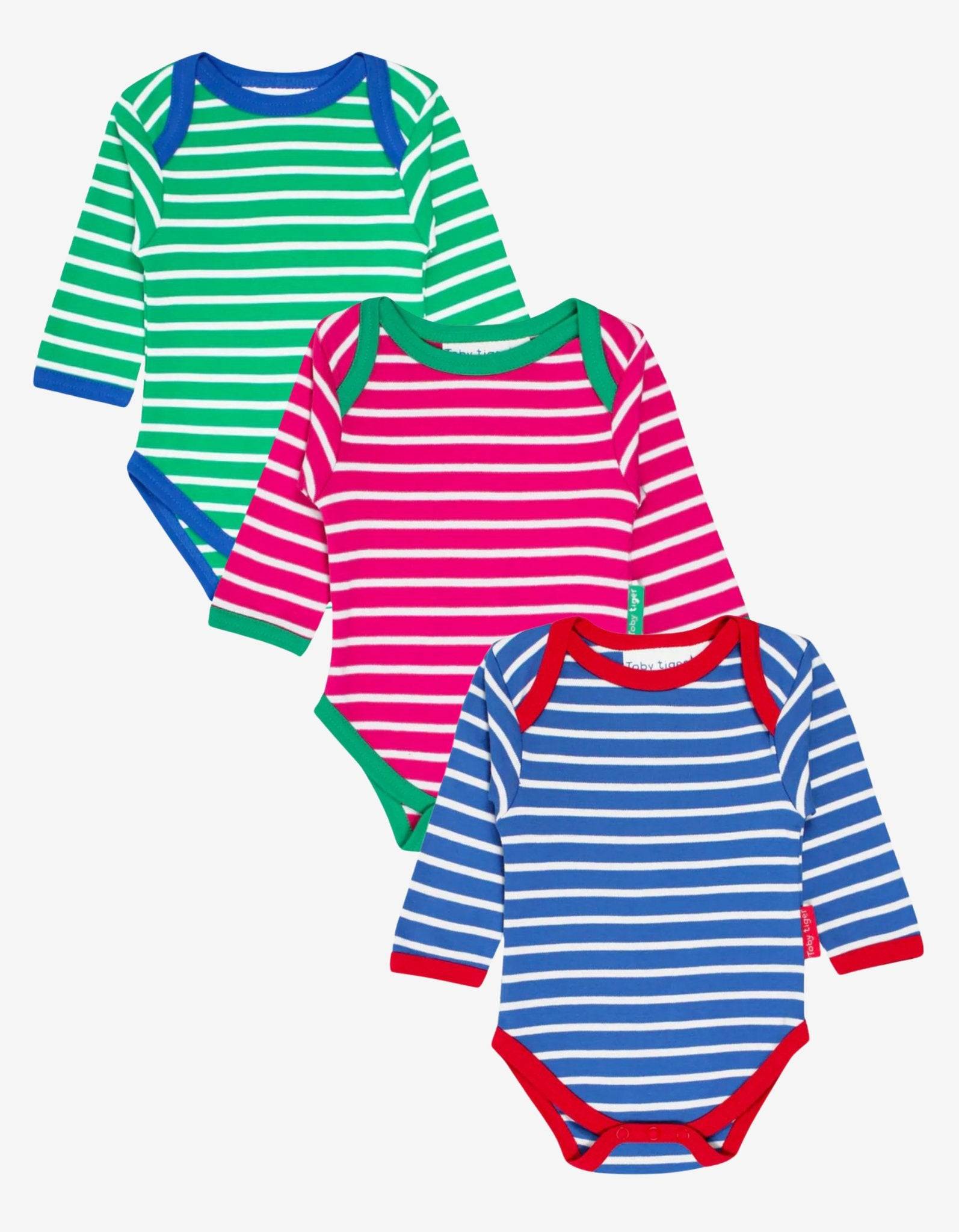 Organic Breton Baby Bodysuit Bundle - 0-3m / 56cm 6-12m / 80cm 3-6m / 68cm